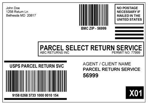 parcel return service tracking.